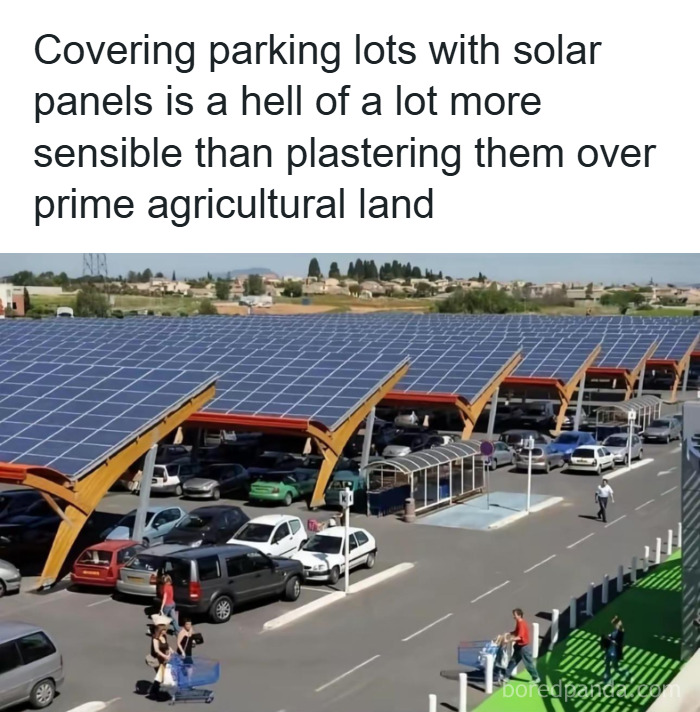 What If We Covered American Parking Lots With Solar Panels?