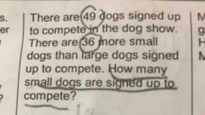 Is This Dog Math Off?