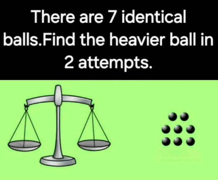 How To Find The Heavier Ball Out Of Eight?