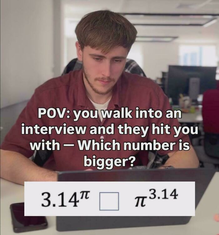 Which Is Bigger—3.14^pi Or pi^3.14?