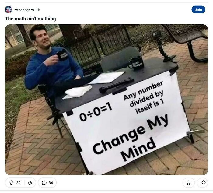 Can We Prove 0/0 Equals 1?