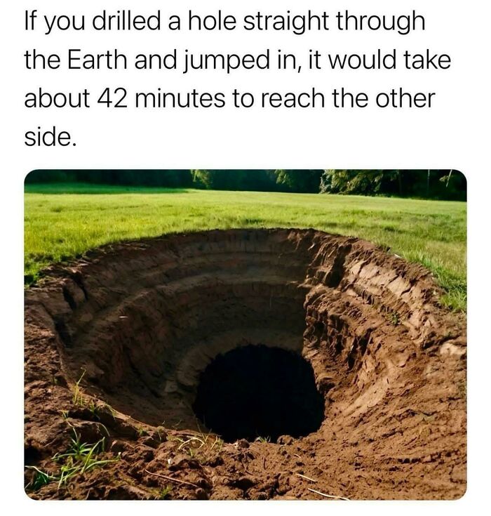 Would Earth’s Gravity Stop You In A Hypothetical Hole?