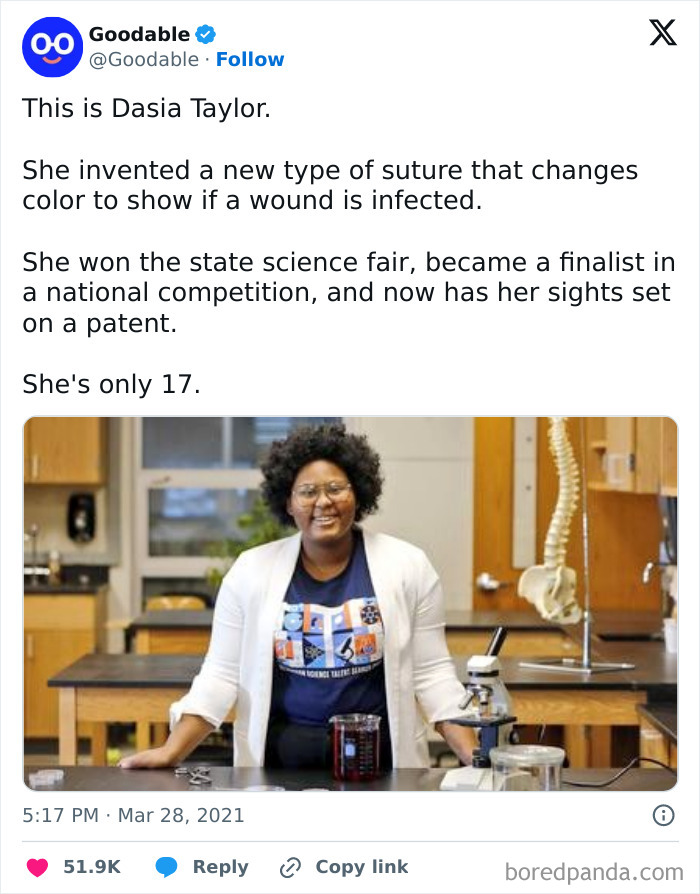 She Made Sutures Change Color When Infection Hits. Magic or Science?