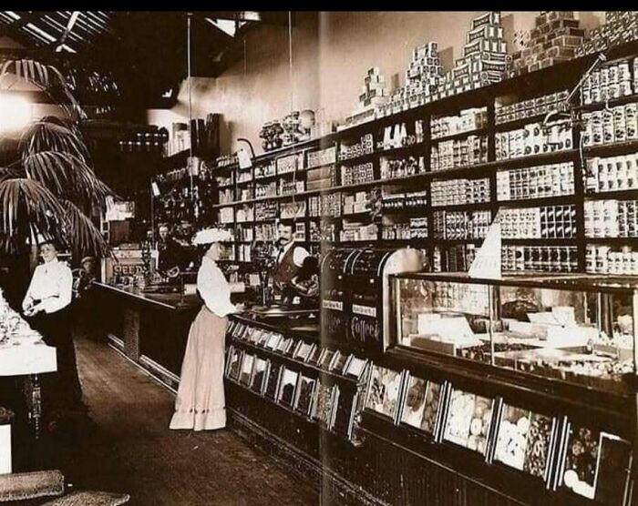 Shopping Without Aisles? Old School Grocery Style (1890s)