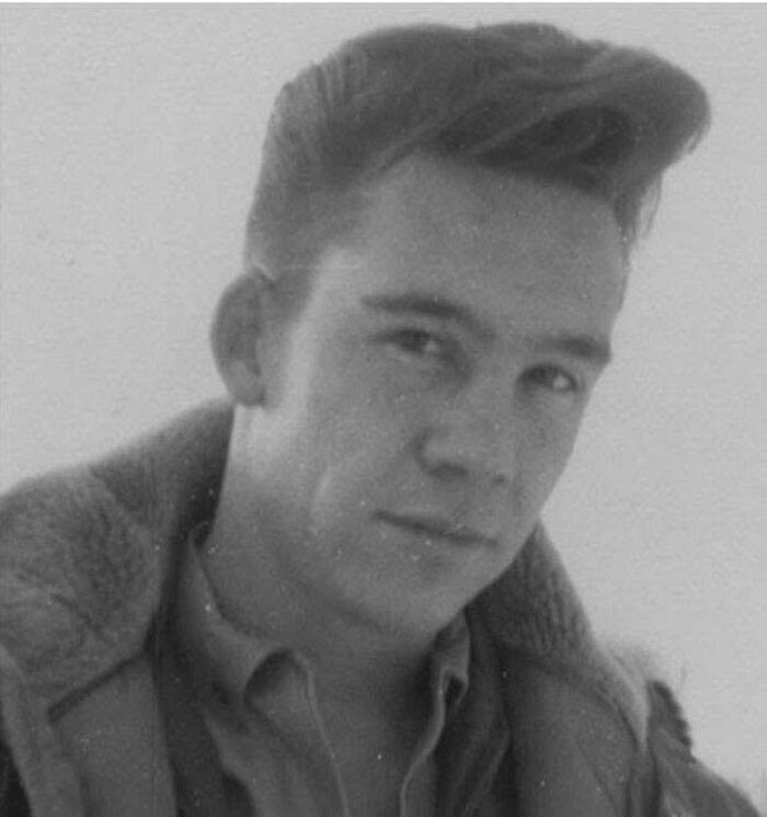 Pre-Fro Bob Ross Gets Military Cool, Circa 1960