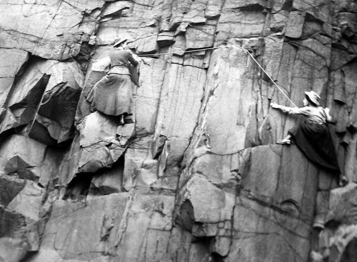 Ladies Climbing Mountains in Scotland (Circa 1908)