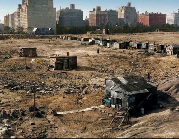 Central Park in the Great Depression, New York (1933)