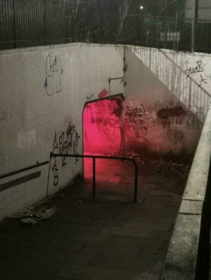 The Glowing Underpass—Very Neon, Very Strange