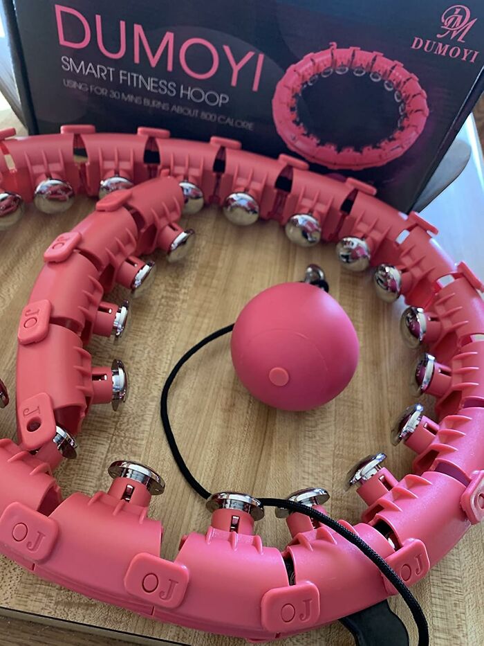 Clear the Area or Risk Vase Casualties: The Weighted Fit Hoop Will Take No Prisoners (Your Love Handles Included)