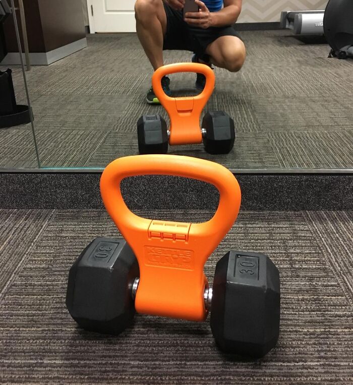 Say Goodbye to Tripping Over Dumbbells Thanks to Kettle Gryp—Kettlebells Meet Convenience