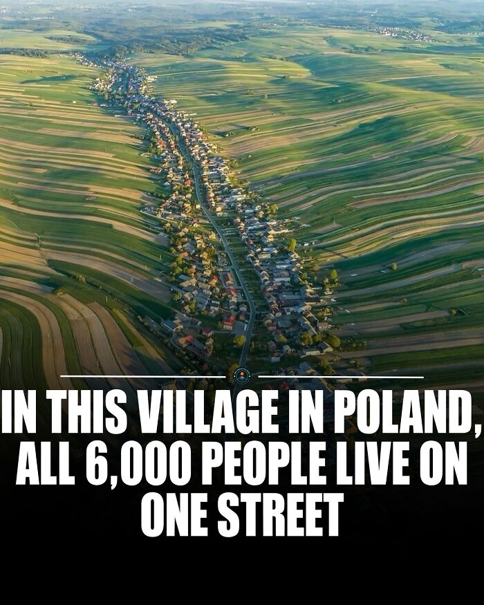 Polish Village Lives on One Long Road — 6000 People, One Stretch, 9 Kilometers