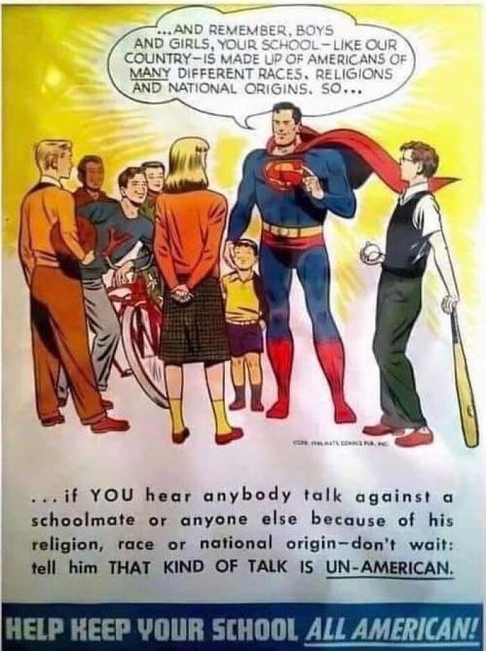 Superman Takes a Stand Against Racism (Circa 1950)