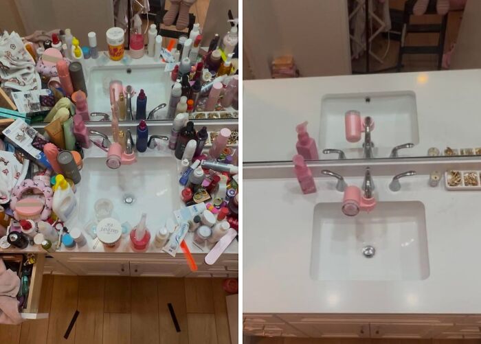 Master Bathroom Finally Cleaned