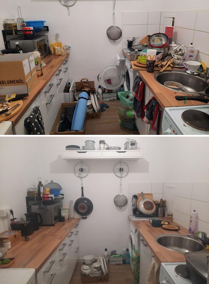Kitchen Cleaned and Glory Achieved!