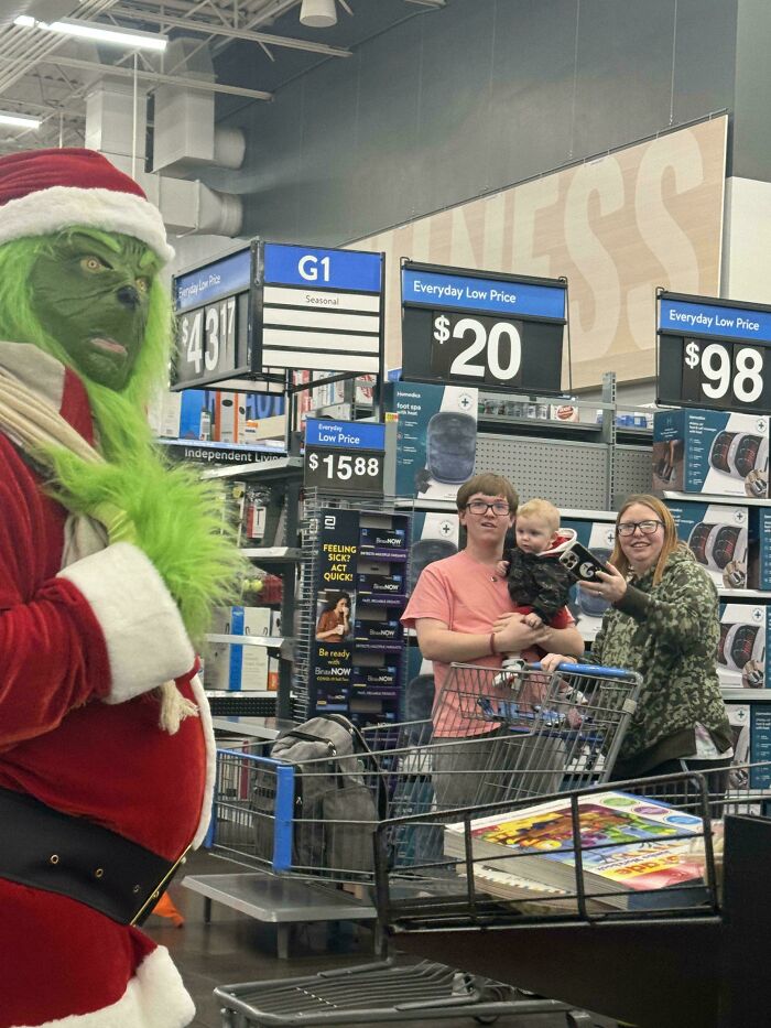 When The Grinch Shops at Walmart