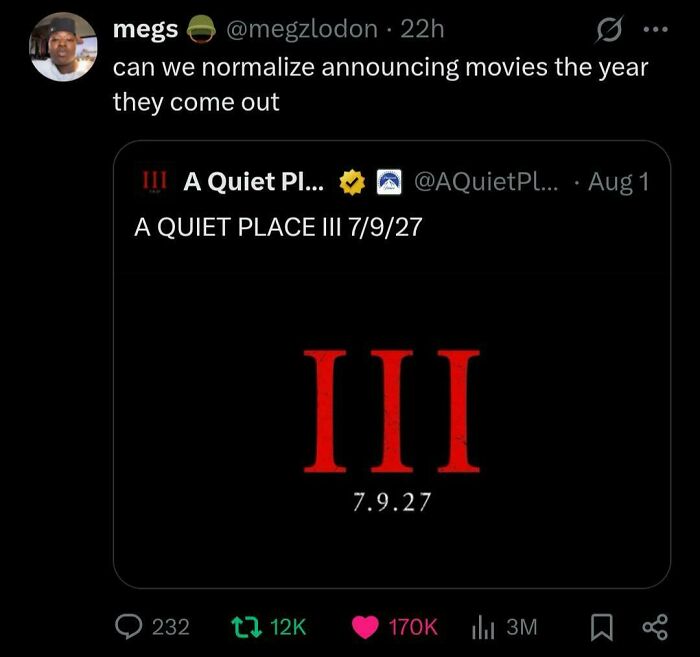 Is There Any Actual Reason To Announce Movies So Early?