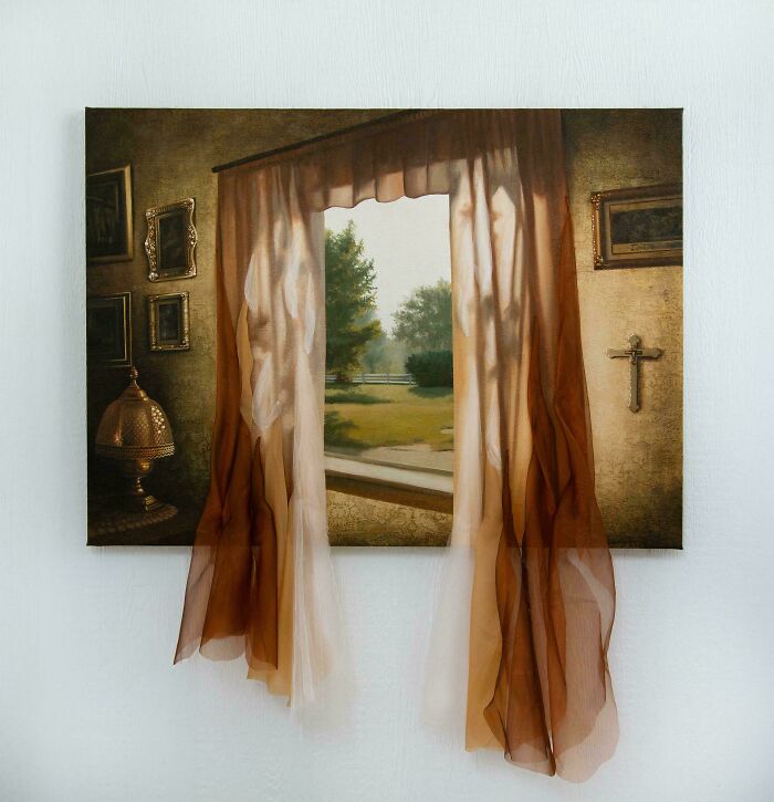 Thrifted Fabric Gets a Paint Glow-Up