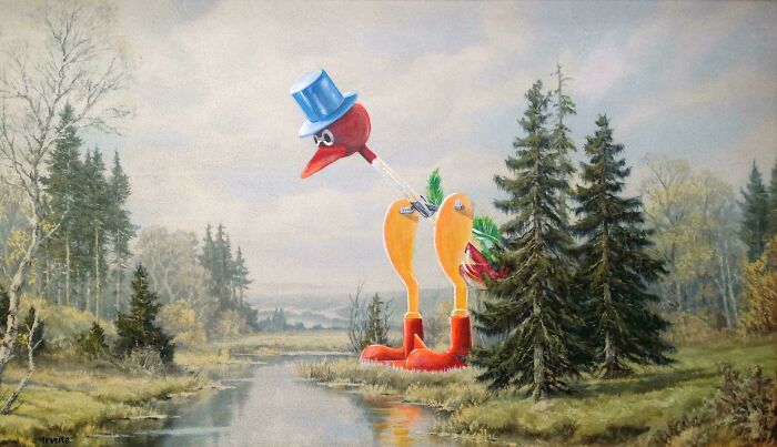 Wait, People Actually Repaint Thrift Store Art? Yep, And It's Hilarious!