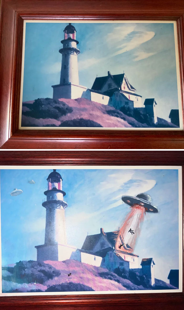 Wait, People Actually Repaint Thrift Store Art? Yep, And It's Hilarious!
