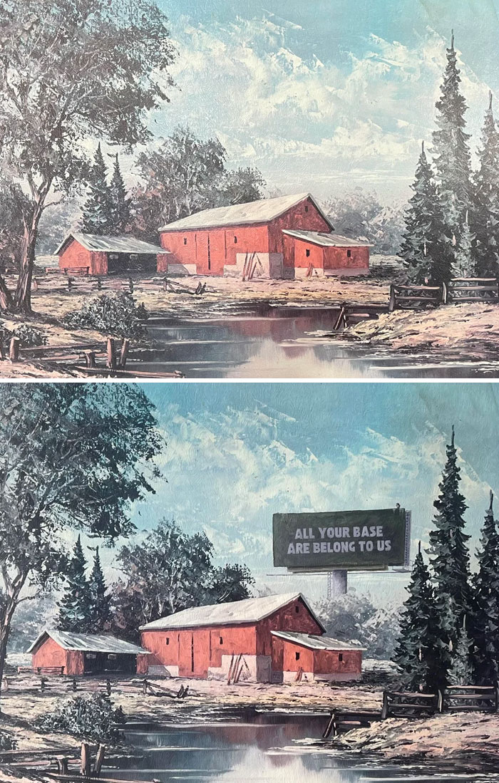 Wait, People Actually Repaint Thrift Store Art? Yep, And It's Hilarious!