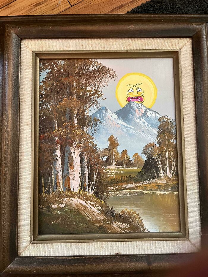 Wait, People Actually Repaint Thrift Store Art? Yep, And It's Hilarious!