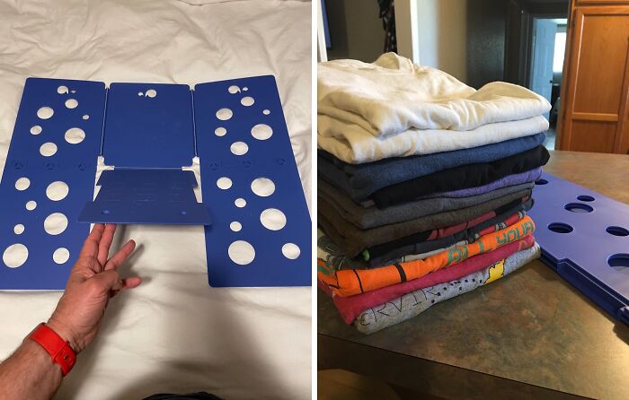 Get Perfectly Folded Tees That Look Like You Worked At The Gap Using This T-Shirt Folding Board