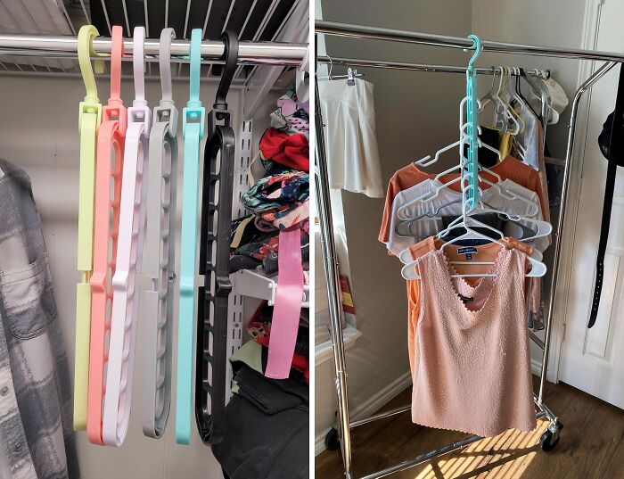 Physics Is Overrated — Use These Space-Saving Hangers To Pack Your Closet Like A Clown Car