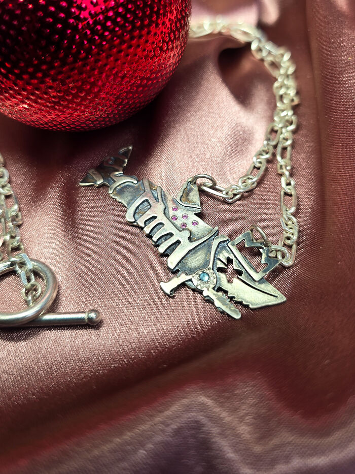 Another Jinx Fishbones Necklace, Because Why Not?