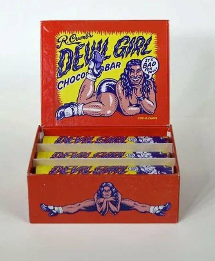 Does Anyone Remember These Devil Girl Choco-Bars from 1994?