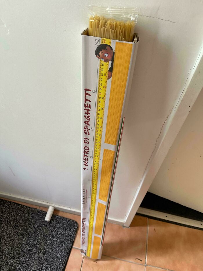 I Got A Whole Meter Of Spaghetti. Perfect For Carb Lovers!