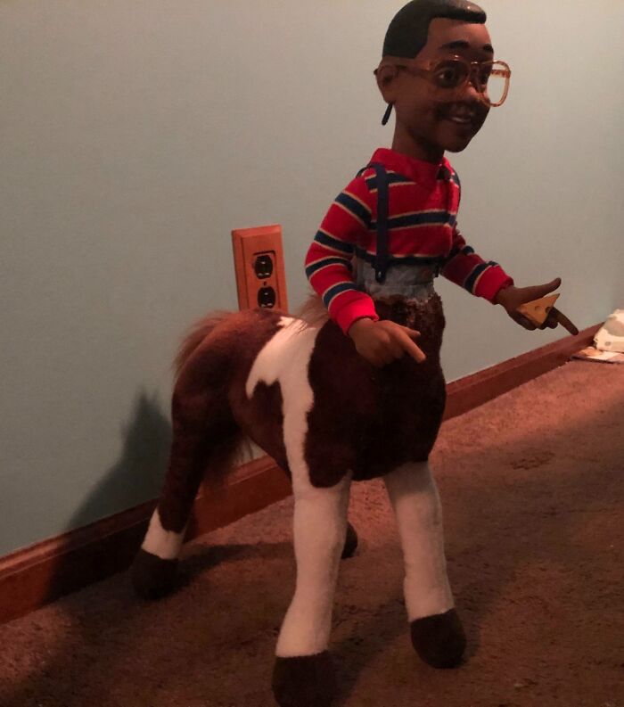 This Urkel-Centaur Was A Star At My Family’s White Elephant Party