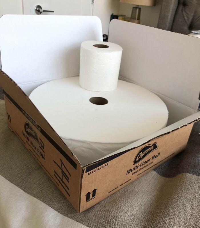 Big Roll Of Toilet Paper For Christmas? Guess Who’s Laughing Now!