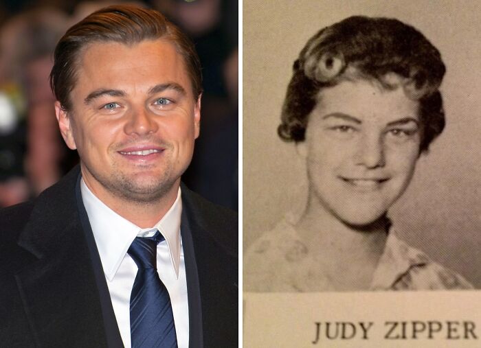 Leonardo DiCaprio & Judy Zipper: Yearbook Doppelgängers