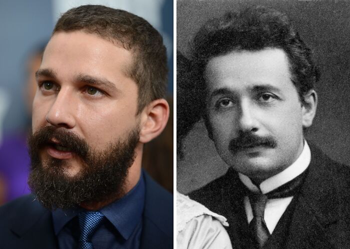 Shia LaBeouf & Albert Einstein: Genius Lookalikes