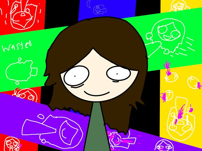 When You’ve Had Zero Sleep but Keep Drawing