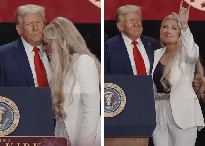 That Hand Gesture Next to Trump