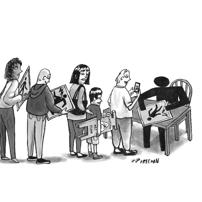 This Artist Turns Everyday Freak-Outs Into Hilariously Absurd Cartoons