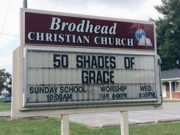 Classic Church Sign Comedy