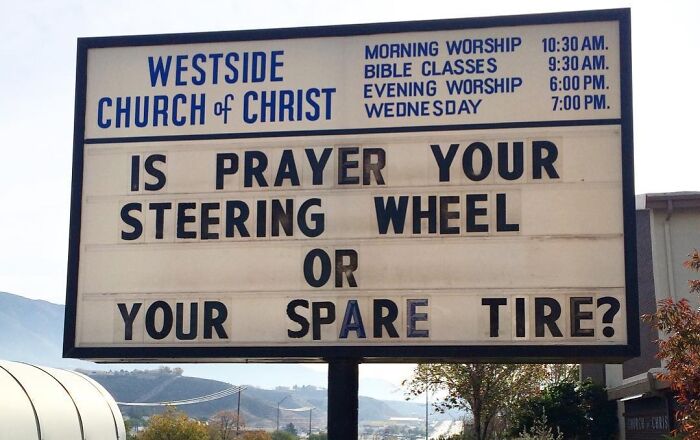 Church Sign of the Week—Grab Your Popcorn