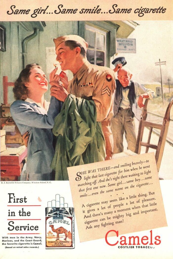 1944 - Camels: Smooth and Classic