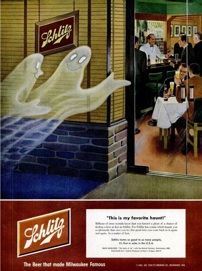 1952 - Schlitz: Beer Time, Vintage Style