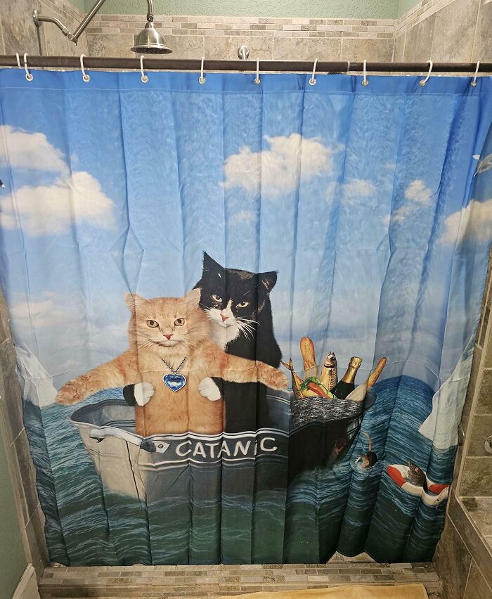 Girlfriend’s Not Loving The New Shower Curtain