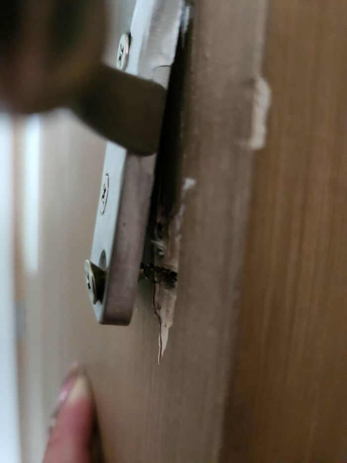 Someone Tried to Break Into My Hotel Room. Yup, Creepy