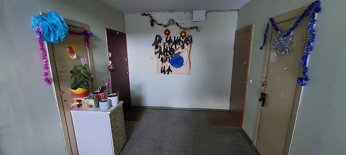 Wait, They Decked Out Their Apartment Halls Like This?!