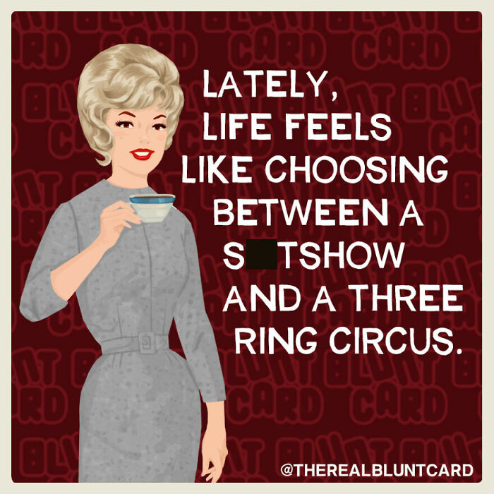 29 Vintage-Style Cards That Look Cute Until the Dark Humor Sneaks Up on You