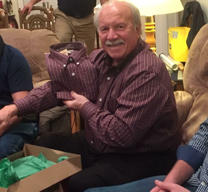 Grandpa’s Shirt Came With A Surprise — He Was Already Wearing It!