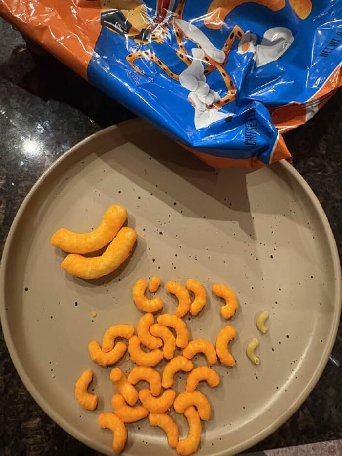 Tiny Cheeto Puffs At The Bottom Of The Bag