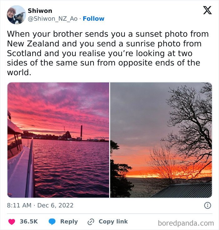 Hello From Opposite Ends Of The World!