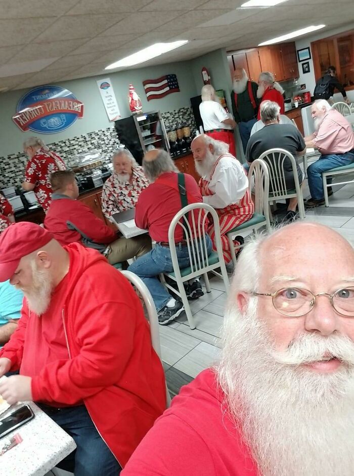 Santa Convention Breakfast Vibes