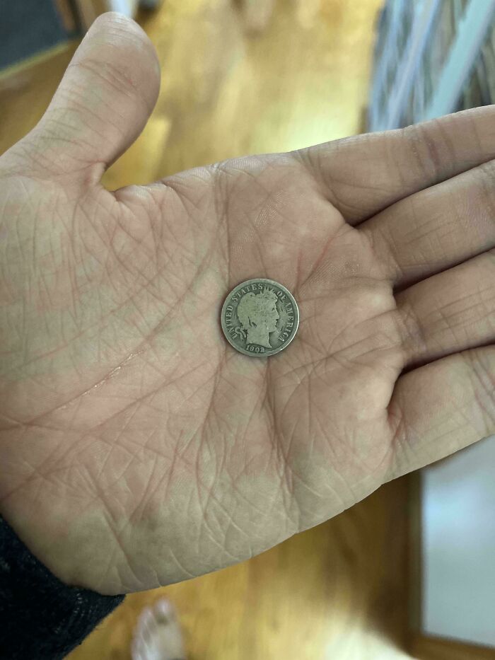 Vintage Coin Fell From The Sky and Hit Me